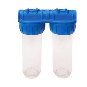 20'' İkili Şeffaf Filtre Kabı (1'')