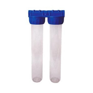 10'' İkili Şeffaf Filtre Kabı (1'')