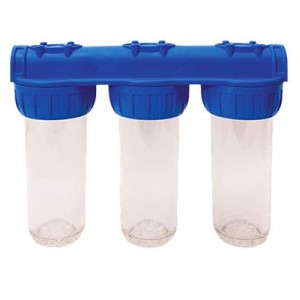 10'' Üçlü Şeffaf Filtre Kabı (3/4'')